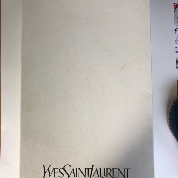 YSL Tribute Black Platform Knee High Boot 38.5 - Picture 11 of 14